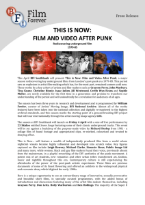 This is Now: Film and Video after Punk