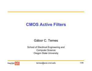 CMOS Active Filters