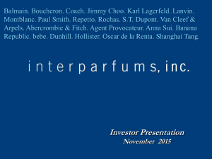 PDF 4.3 MB - INTER PARFUMS Inc.