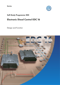 Electronic Diesel Control EDC 16