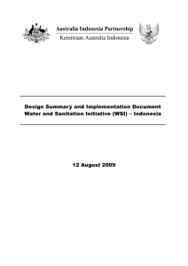 Design Summary and Implementation Document Water and