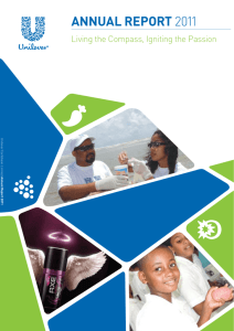 Unilever Caribbean Limited • Annual Report 2011