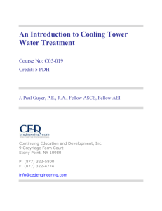 An Introduction to Cooling Tower Water Treatment