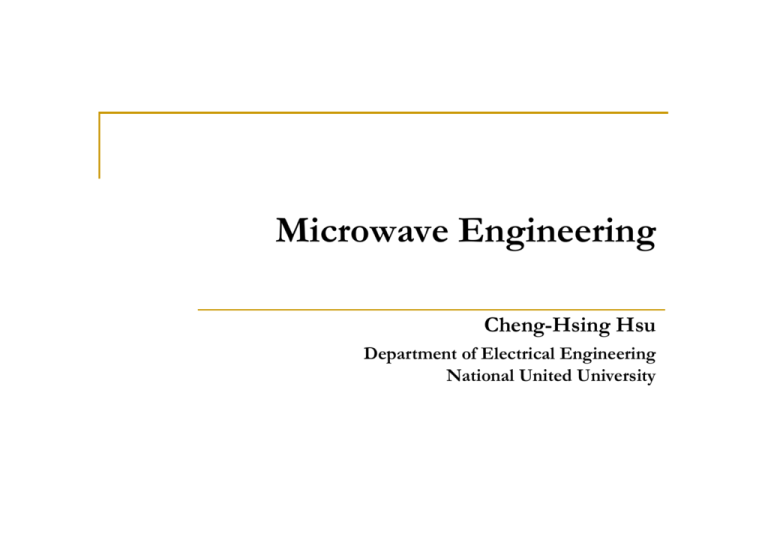 resonant element in microwave engineering