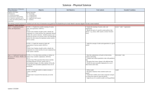 Science - Physical Science