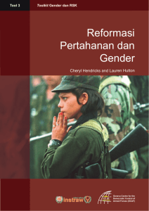 Defence Reform and Gender (Tool 3)