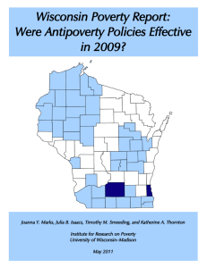 Wisconsin Poverty Report - Institute for Research on Poverty
