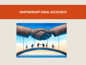 partnership final accounts