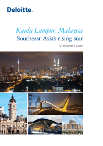 Kuala Lumpur, Malaysia Southeast Asia's rising star