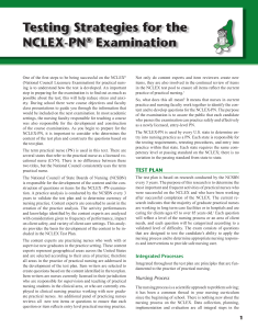Testing Strategies for the NCLEX-PN® Examination