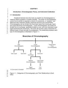 1 CHAPTER 1 1 2 Introduction, Chromatography Theory, and