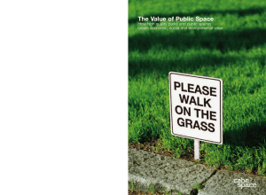 The value of public space - UK Government Web Archive