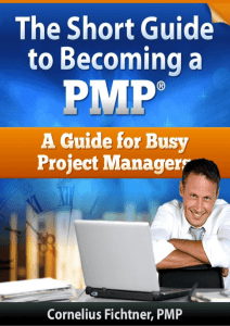 The Short Guide to Becoming a PMP - PMS