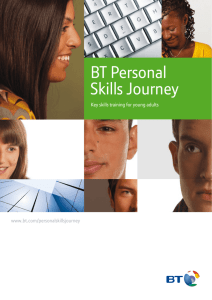 BT Personal Skills Journey