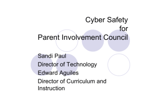 Internet Safety Presentation - Sayreville War Memorial High School