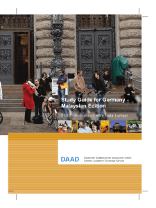 Study Guide for Germany - Malaysian Edition - Malaysian