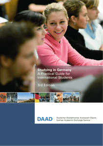 Studying in Germany A Practical Guide for International Students 3rd