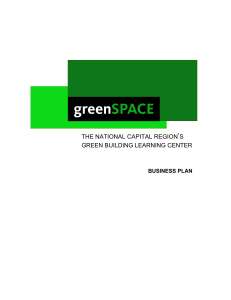 Business Plan - Greenspace NCR