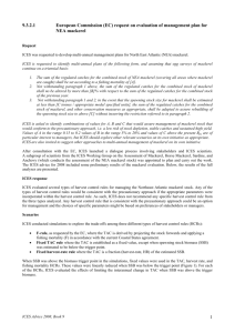 EC evaluation of mackerel management plan