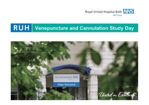 Venepuncture and Cannulation Study Day