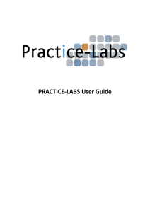 PRACTICE-LABS User Guide - Skillsoft Product Knowledge Base