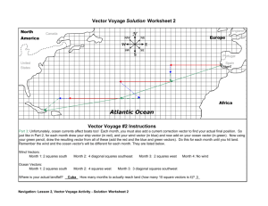 Vector Voyage Solution Worksheet 1