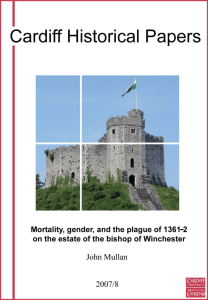 J.Mullan, 'Mortality, Gender and the Plague of