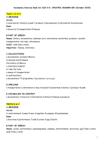 VOCAB EX.BOOK Answer Key Update -2015