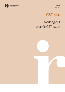 GST plus - Inland Revenue