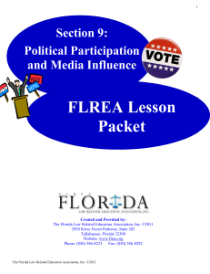 Section 9 Packet - Florida Law Related Education Association INC