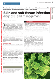 Skin and soft tissue infection: diagnosis and management