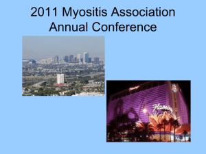 Occupational and Physical Therapy and Myositis