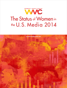 The Status of Women in the U. S. Media 2014 Women's Media Center