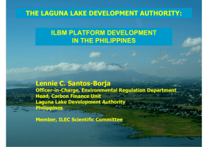 THE LAGUNA LAKE DEVELOPMENT AUTHORITY: ILBM