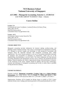 ACC2002 - NUS BBA - National University of Singapore