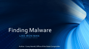 Finding Malware Like Iron Man