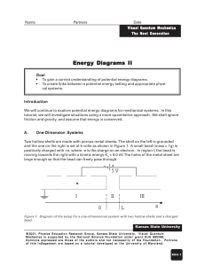 Energy Diagrams II - KSU Physics Education Research Group