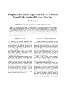 Using the System Schema Representational Tool to Promote