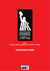 correspondence course - Australian Institute of Kettlebells