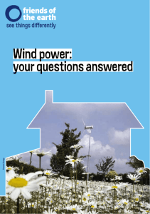Wind power: your questions answered