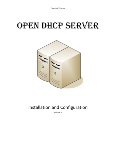 Open dhcp Server