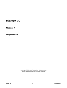 Biology 30