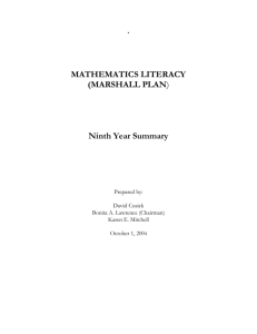 Math Literacy 04 - Marshall University