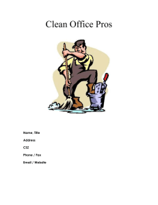 Clean Office Pros - Tamora Walls Consulting