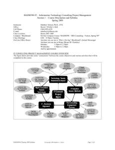 BADM 590 - Center for IT and e