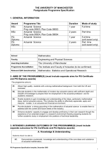 Project Unity Programme Specification