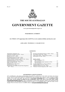 DOC - Government Gazette