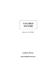 Taxable Income