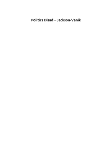 Politics Disad – Jackson-Vanik - Stanford National Forensics Institute