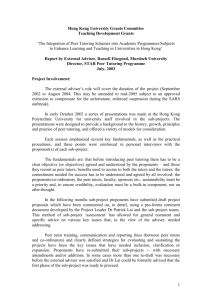 Assessment Report 2002-03 - PTRC Peer Tutoring Resource Centre